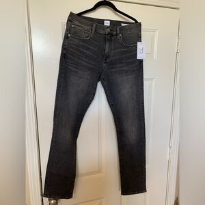 EDWIN Maddox Coal Straight Slim Jeans NWT 🌴